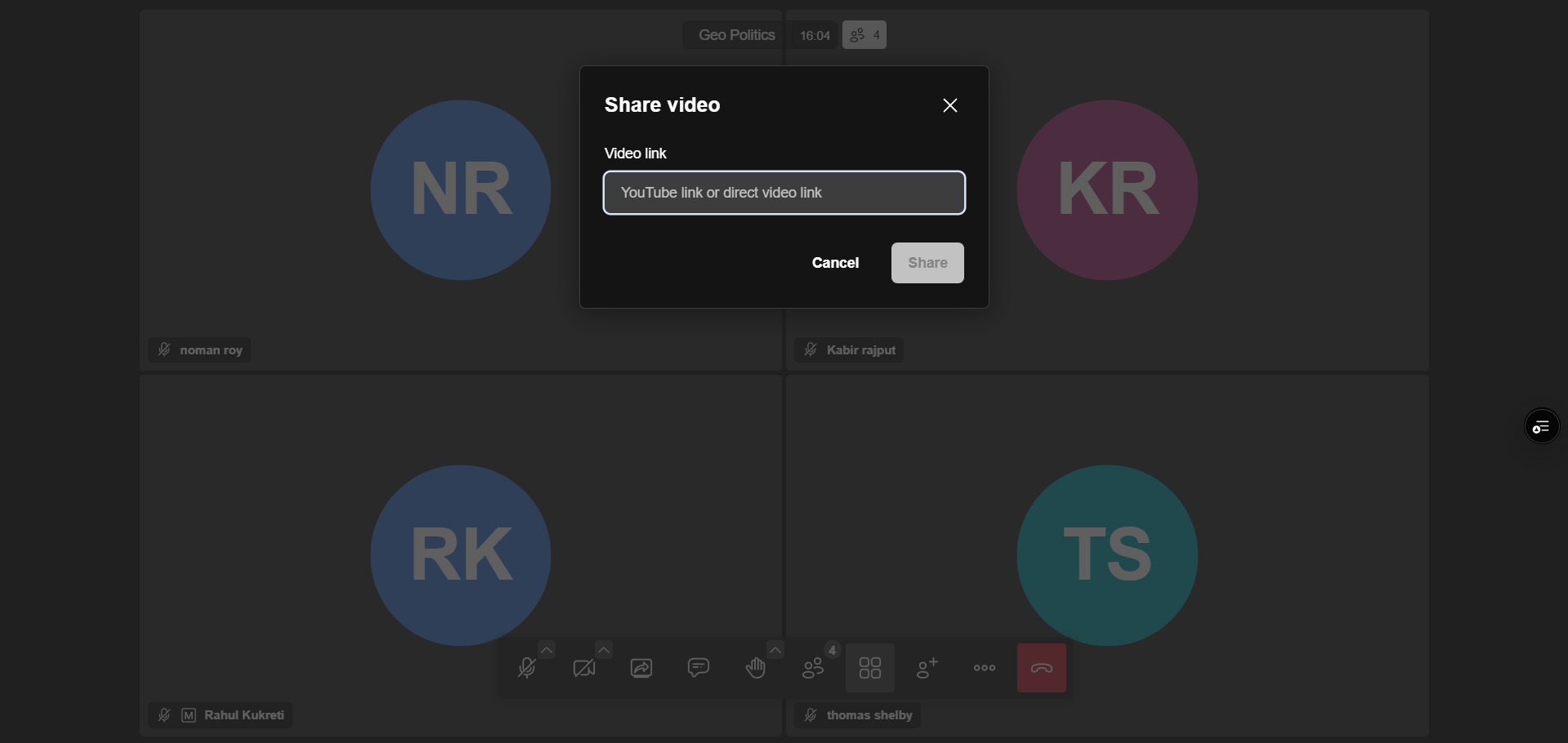 Watch movies together