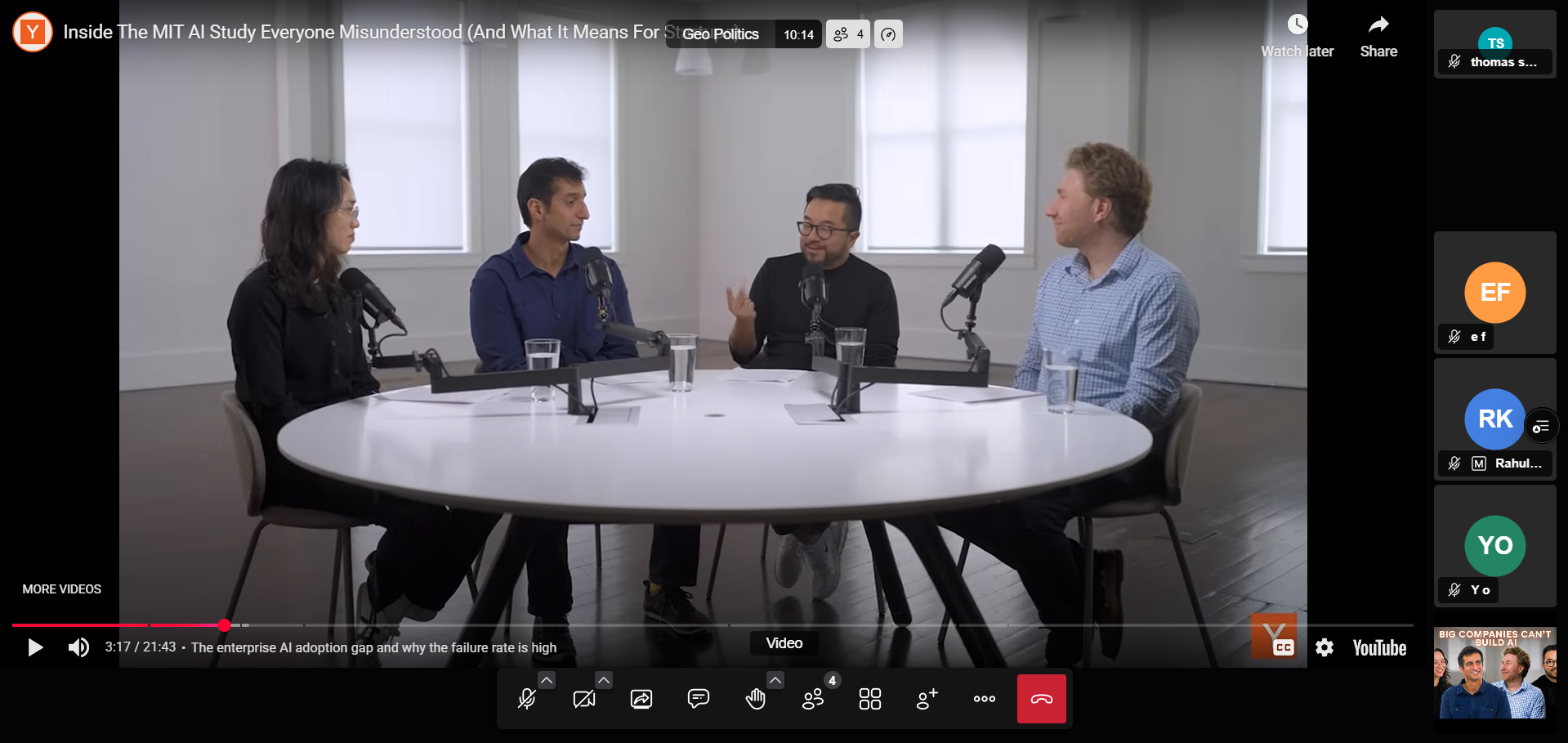 Watch YouTube together